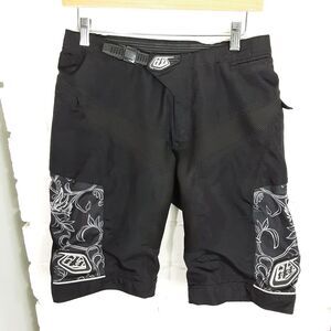 Troy Lee Designs Shorts Women's Size Medium Black Moto Cycling Mountain Bike